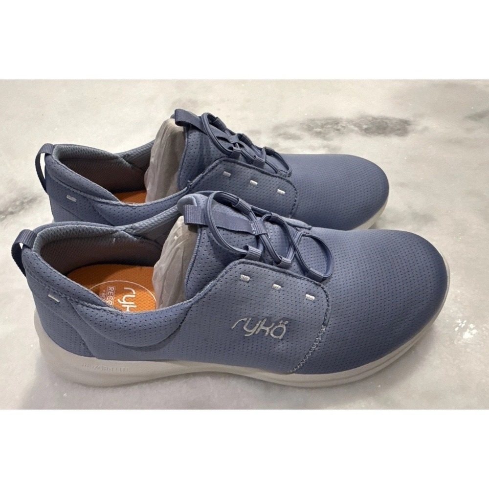 Ryka Renew Slip On Walking Shoes Womens 10W Blue RE-ZORB LITE Recovery Sneakers